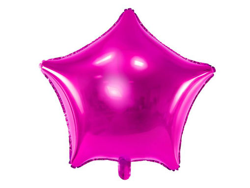 Picture of FOIL BALLOON STAR MAGENTA 18 INCH